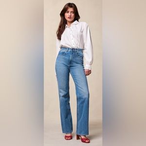 Rouje Madelaine Jeans. SZ 27. Med blue wash.